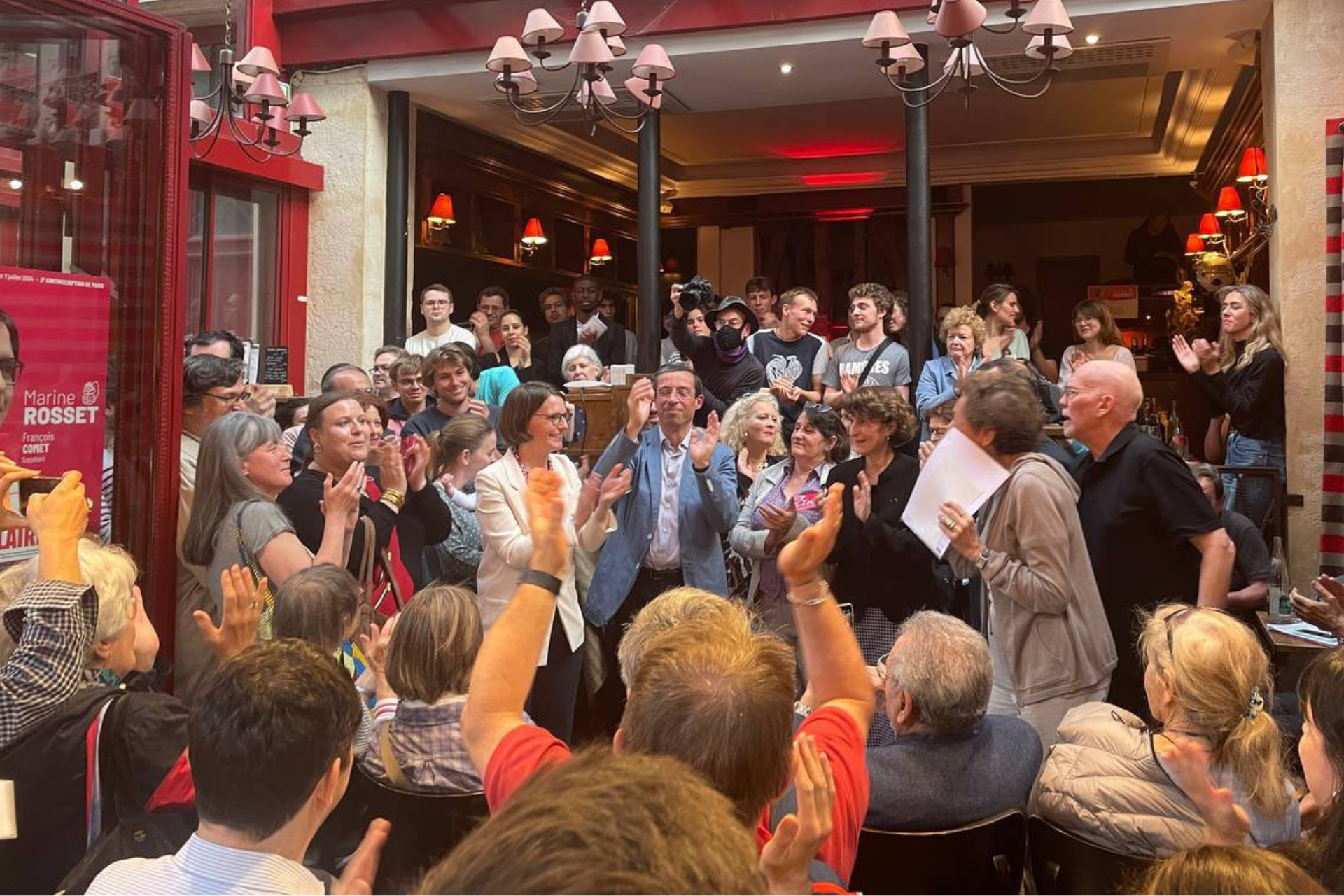 Campagne législatives 2024. Lancement au Patio place du Panthéon