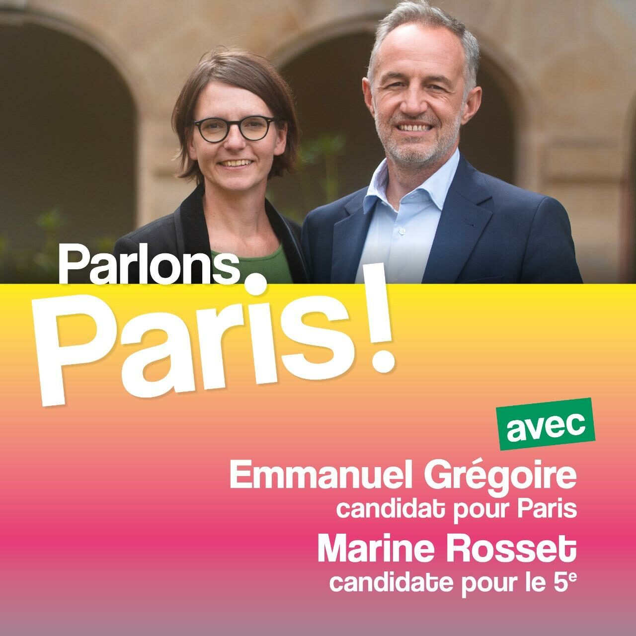 Marine Rosset, Emmanuel Grégoire, Mairie Paris, Paris 5, Municipales, Elections